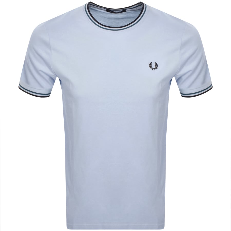 【返品交換不可】 Smoke Light Shirt T Tipped Twin Perry Fred Blue Mainline | トップス